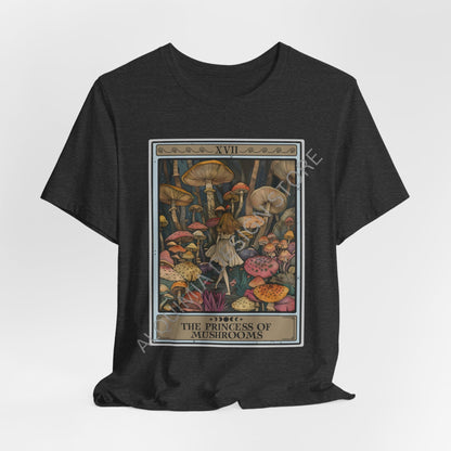 The Princess of Mushrooms Tarot Card Shirt, Mushroom