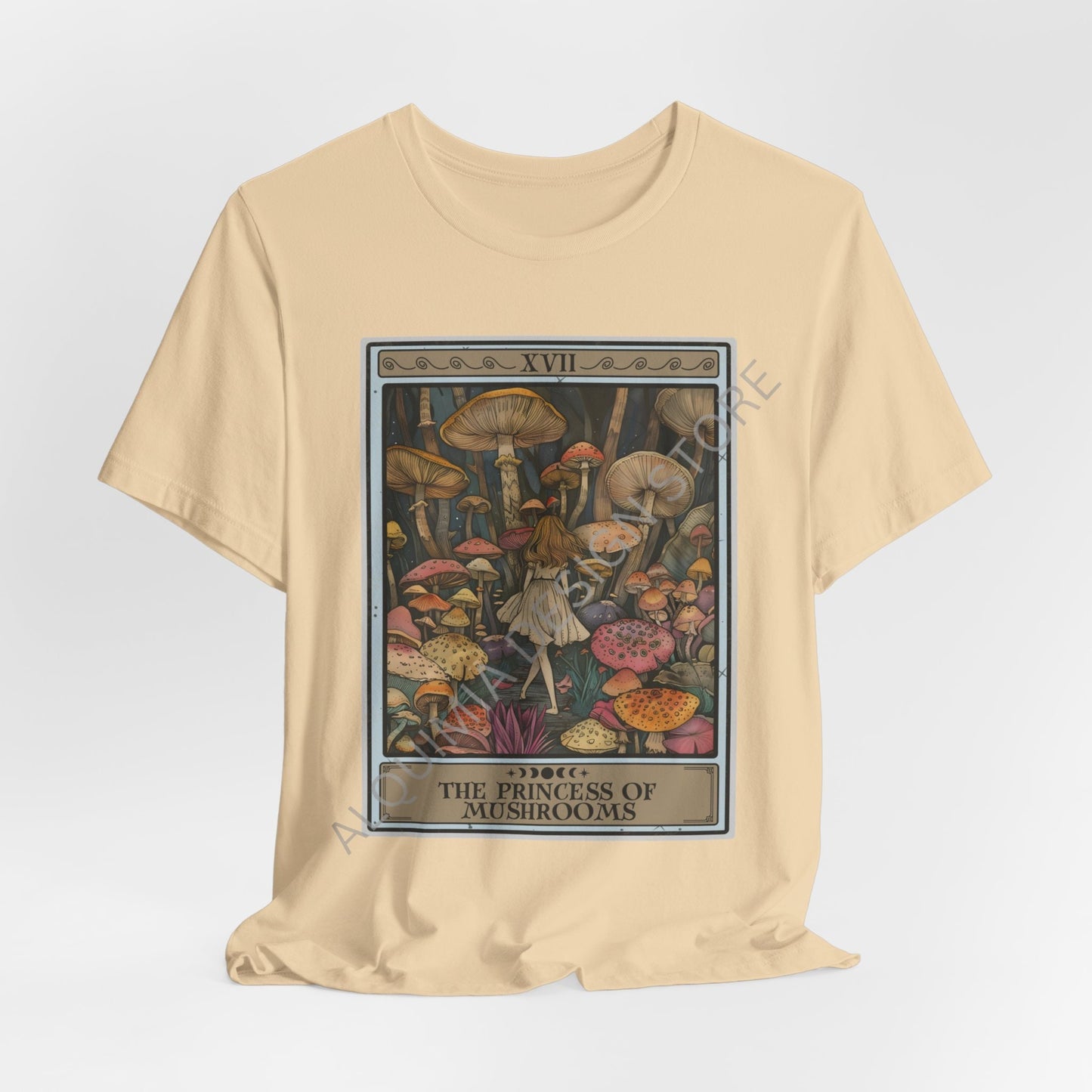 The Princess of Mushrooms Tarot Card Shirt, Mushroom