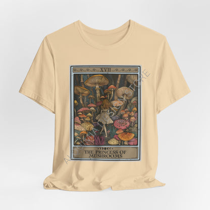 The Princess of Mushrooms Tarot Card Shirt, Mushroom