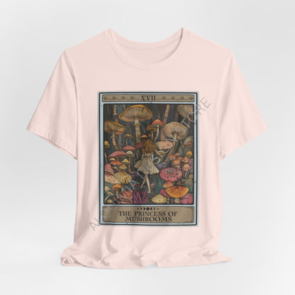 The Princess of Mushrooms Tarot Card Shirt, Mushroom