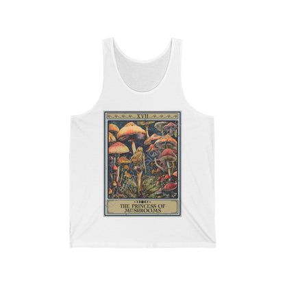 The Princess Of Mushrooms Tarot Card Tank Top