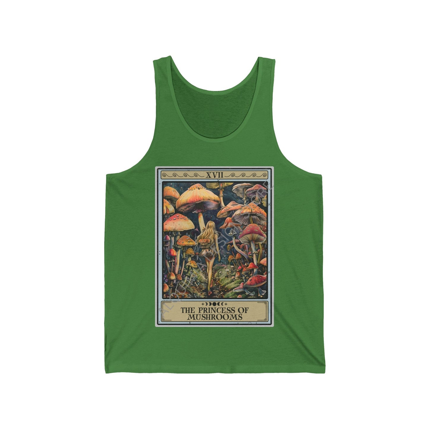 The Princess Of Mushrooms Tarot Card Tank Top