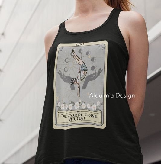 The Corde Lisse Artist Tarot Card Tank Top, Aerialist