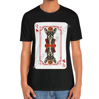 Queen of Chihuahua Poker Card Shirt