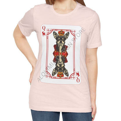 Queen of Chihuahua Poker Card Shirt