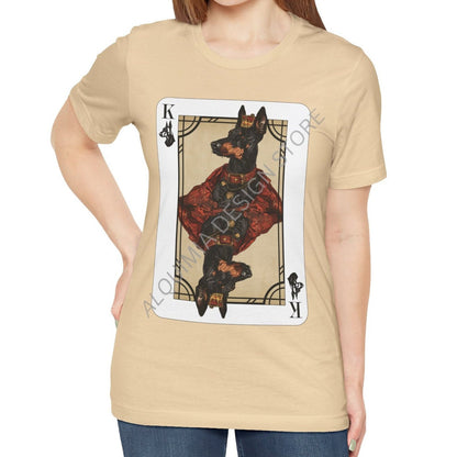 King of Doberman Poker Card Dog Shirt