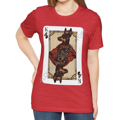 King of Doberman Poker Card Dog Shirt