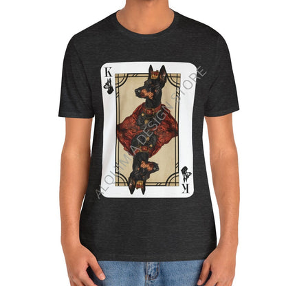 King of Doberman Poker Card Dog Shirt