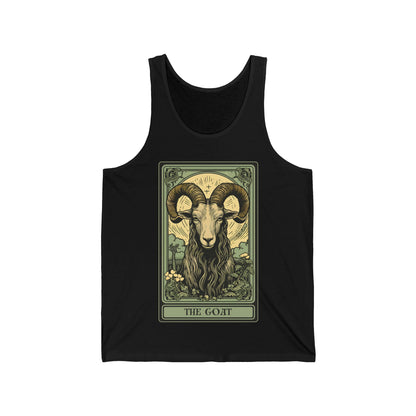 The Goat Tarot Card Tank Top, Animal