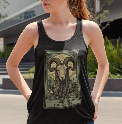 The Goat Tarot Card Tank Top, Animal