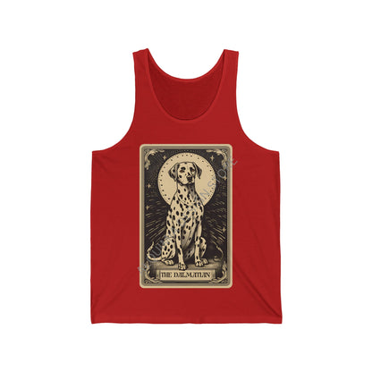 The Dalmatian Dog Tarot Card Tank Top