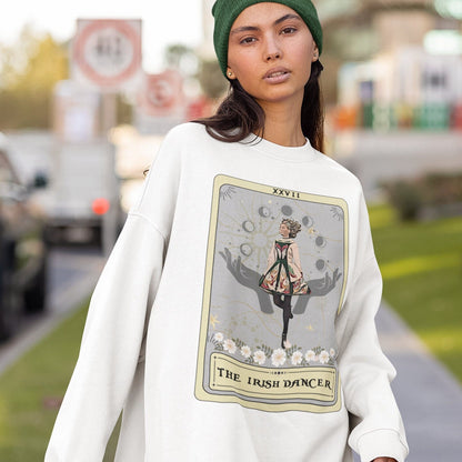 The Irish Dancer Tarot Card Sweatshirt, Irish Dance