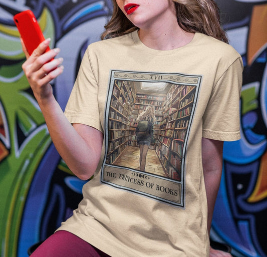 The Princess of Books Tarot Card Shirt