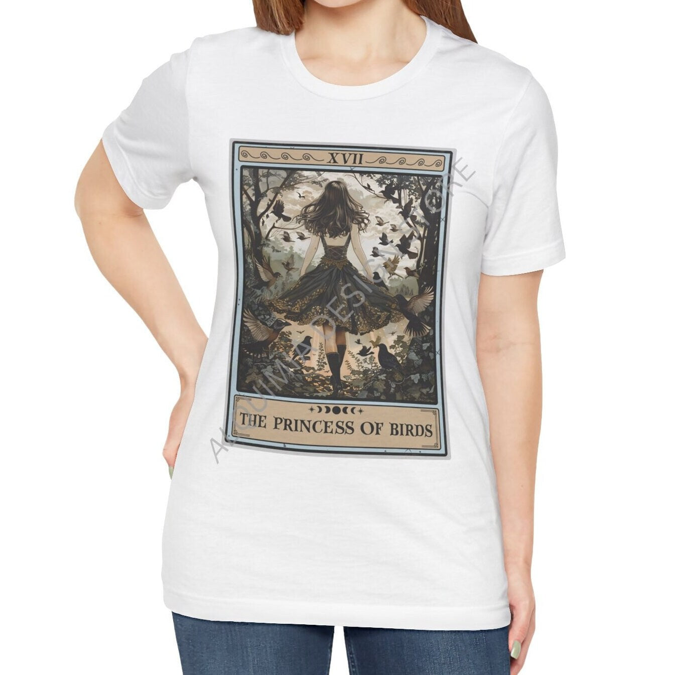 The Princess of Birds Tarot Card Shirt, Bird Lover