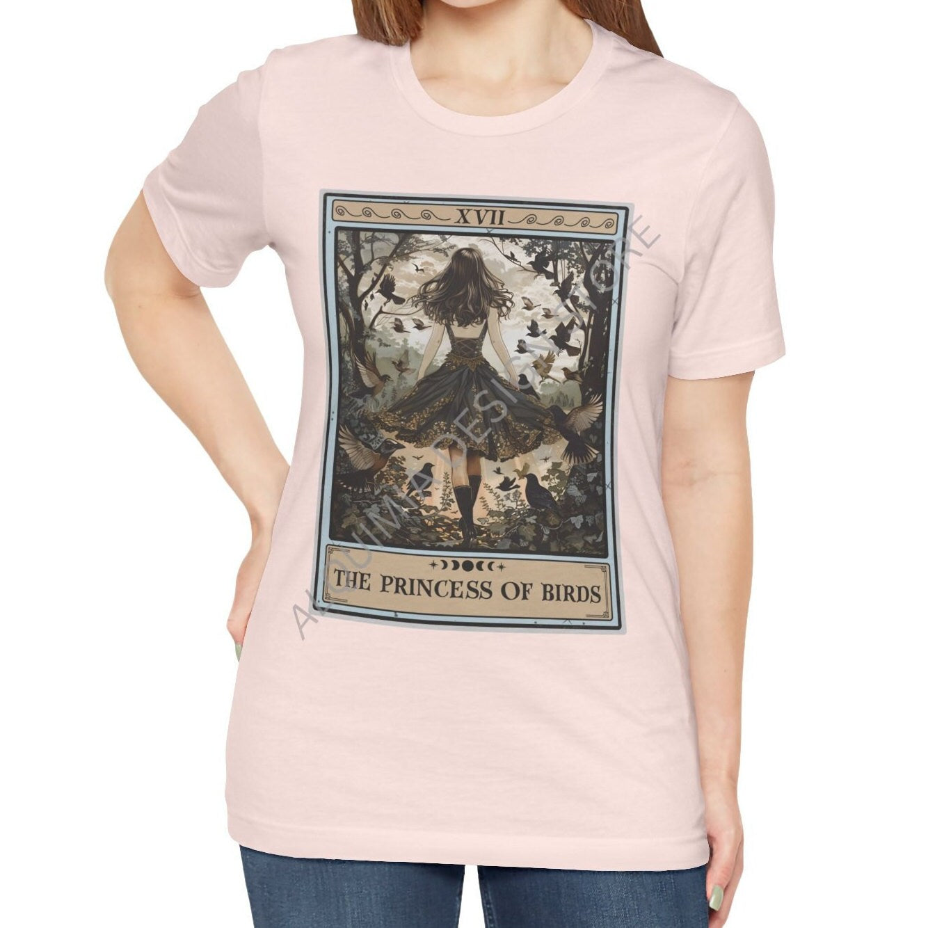 The Princess of Birds Tarot Card Shirt, Bird Lover