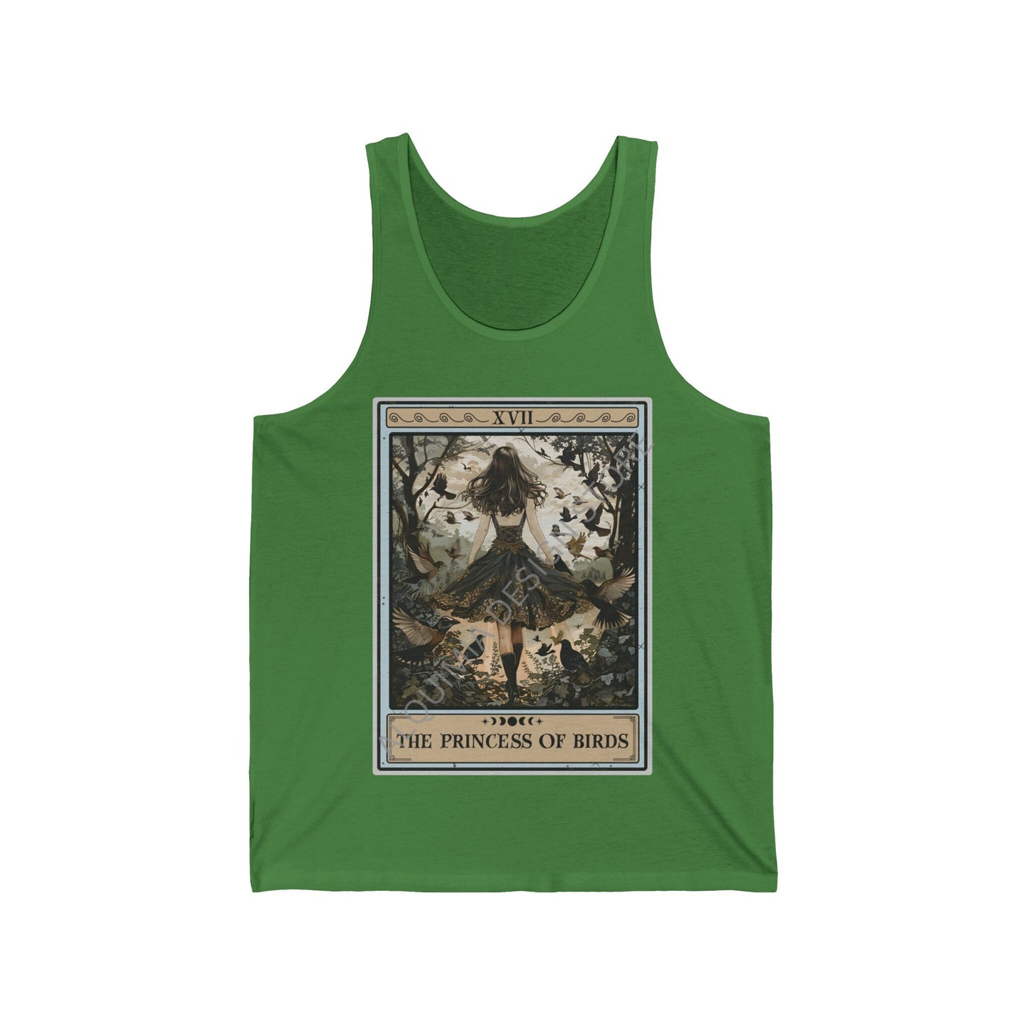 The Princess of Birds Tarot Card Tank Top