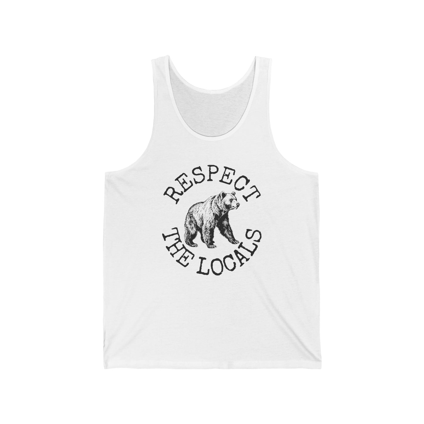 Respect The locals Bear Tank Top