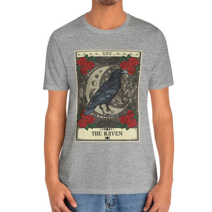 Raven Tarot Card Shirt, Bird Lover