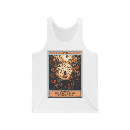 The Princess of Butterflies Tarot Card Tank Top