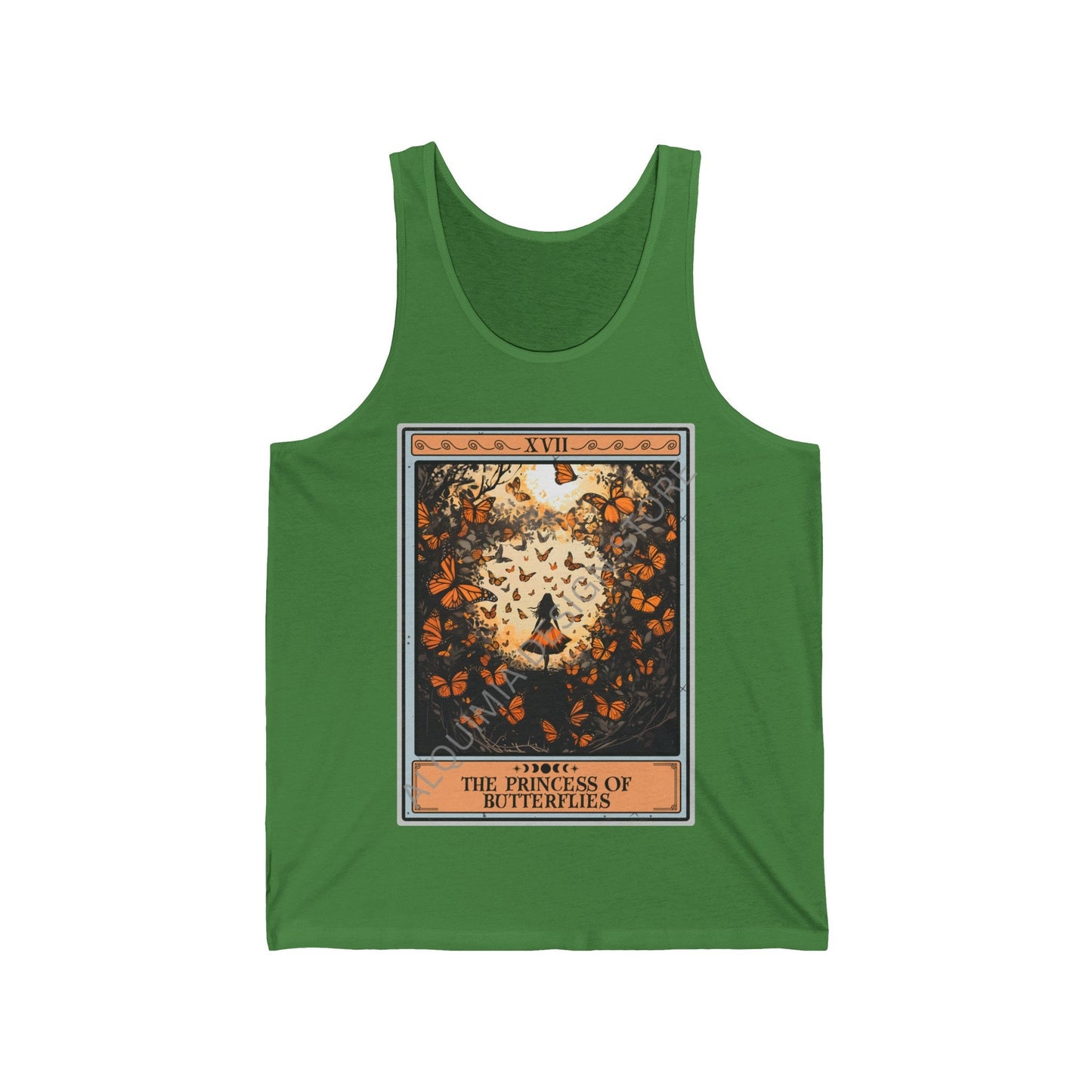 The Princess of Butterflies Tarot Card Tank Top