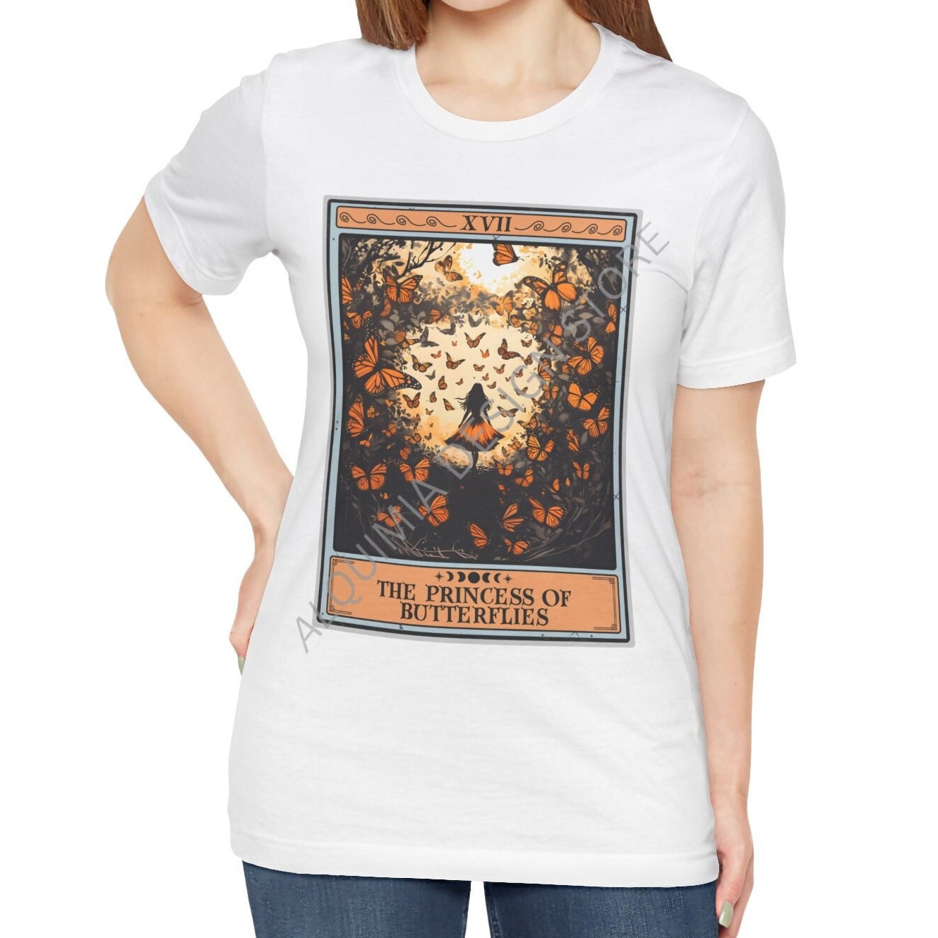 The Princess Of Butterflies Tarot Card Shirt, Butterfly