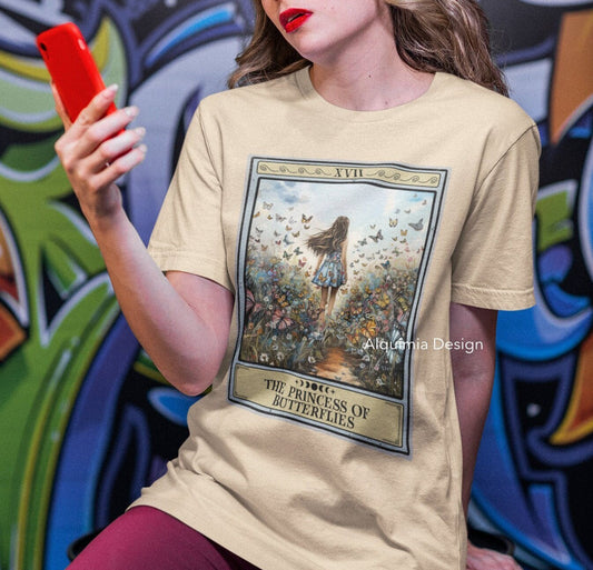 The Princess Of Butterflies Tarot Card Shirt