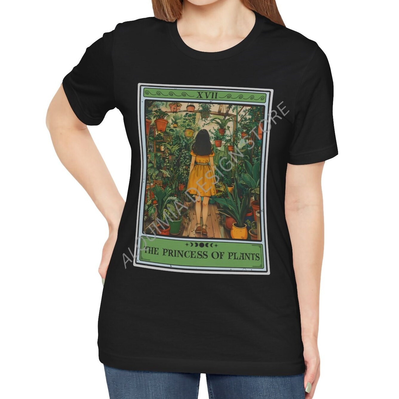 The Princess Of Plants Tarot Card Shirt, Plant Lover