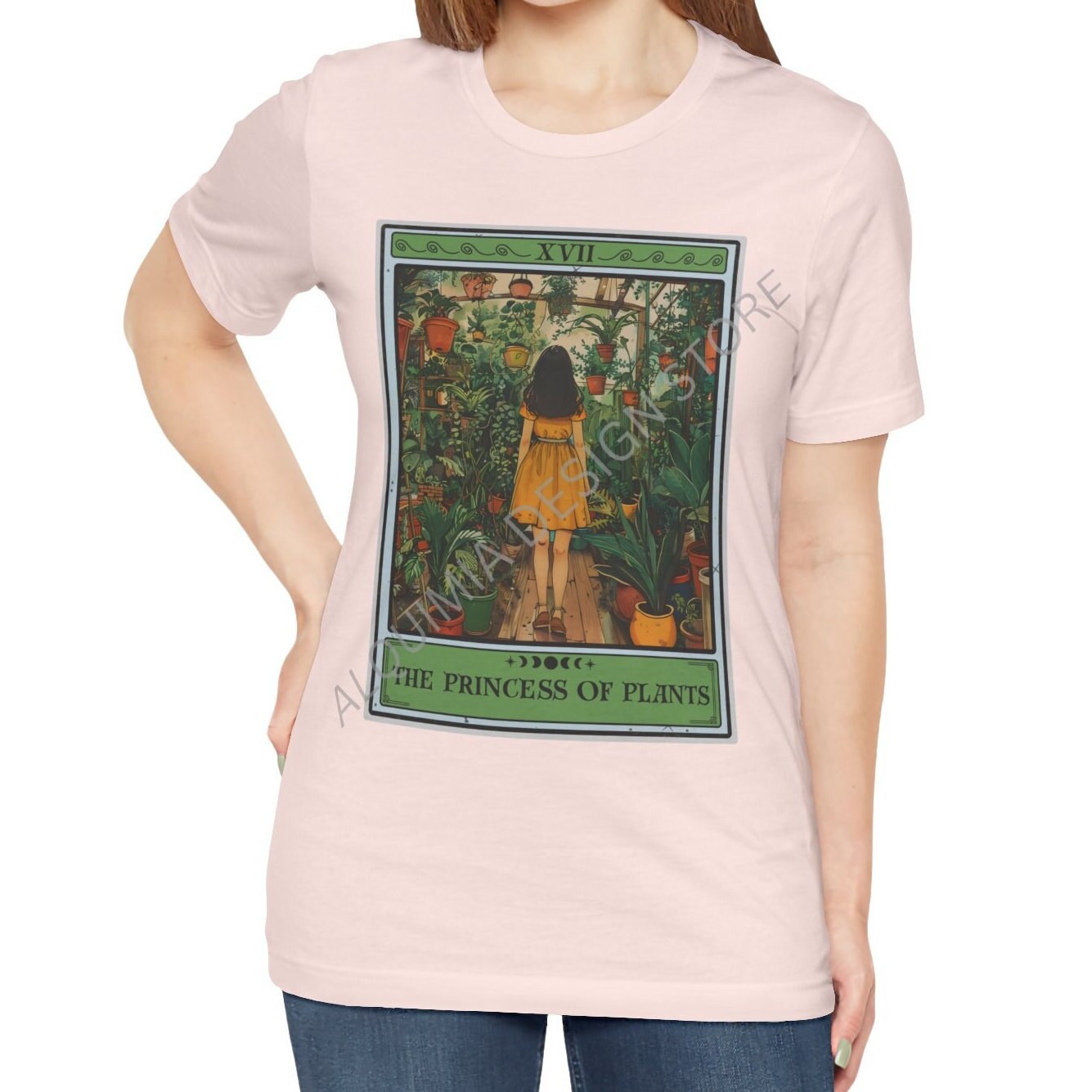 The Princess Of Plants Tarot Card Shirt, Plant Lover