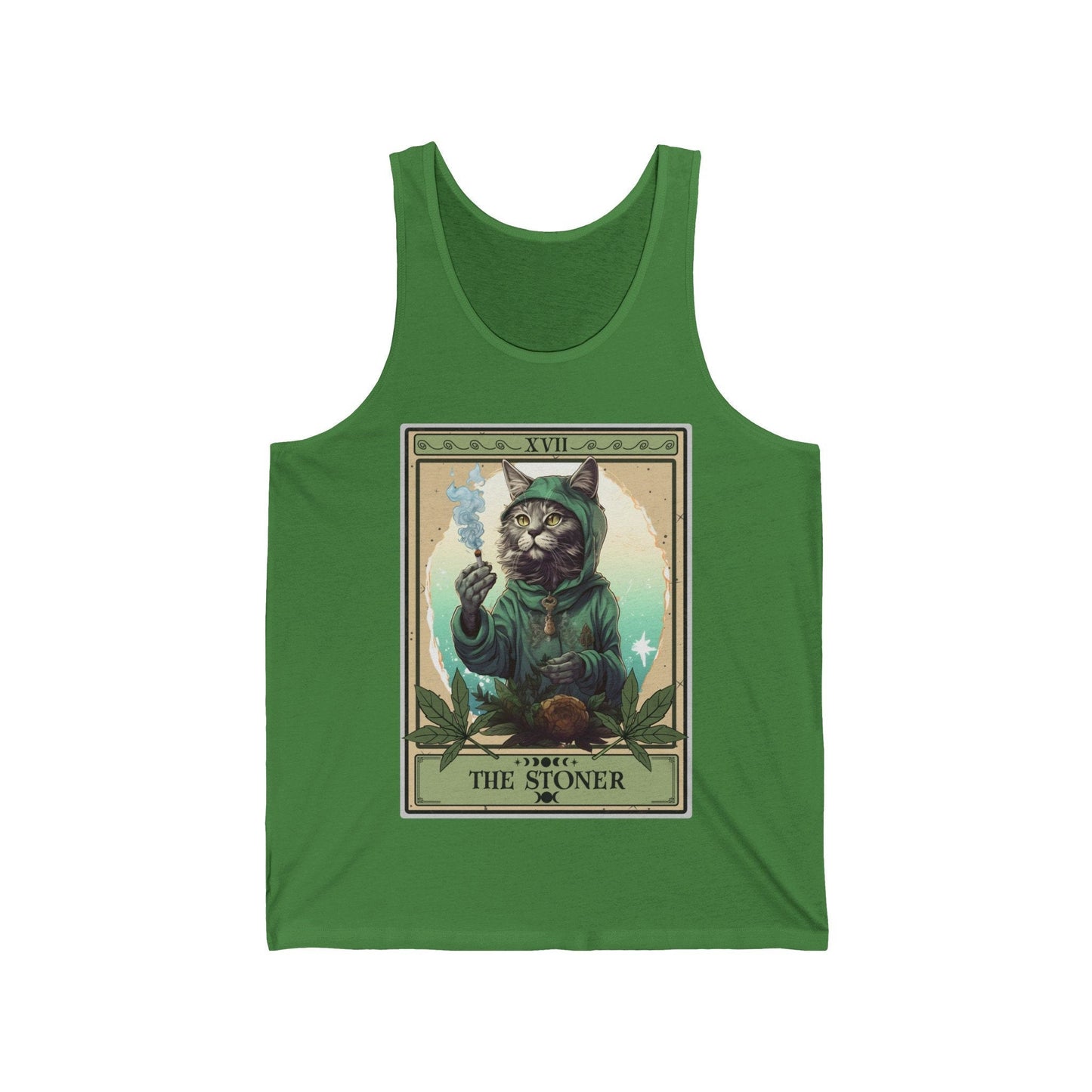 The Stoner Tarot Card Tank Top, Cat