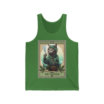 The Stoner Tarot Card Tank Top, Cat