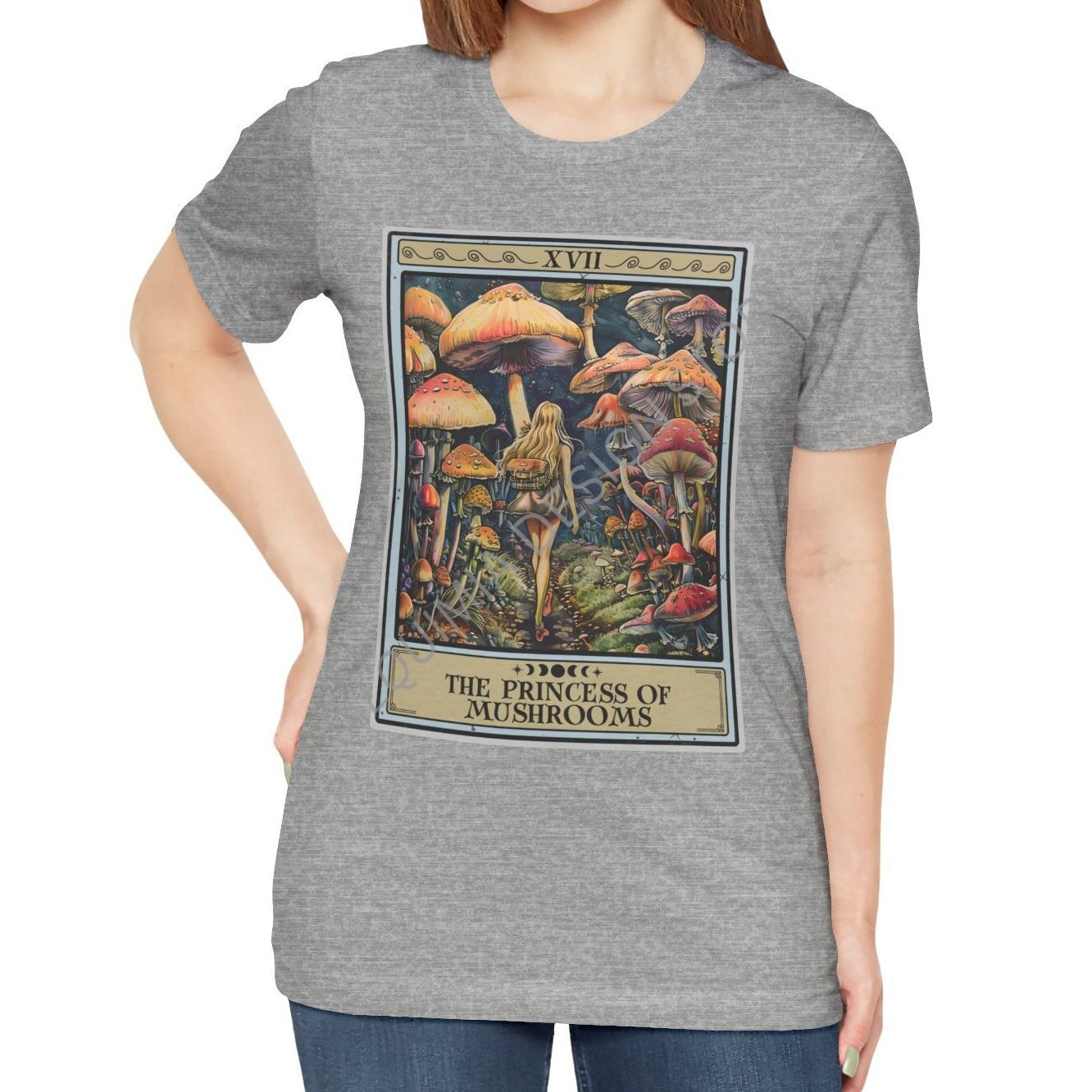 The Princess of Mushrooms Tarot Card Shirt, Mushroom