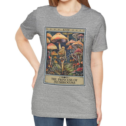 The Princess of Mushrooms Tarot Card Shirt, Mushroom