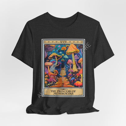 The Princess of Mushrooms Tarot Card Shirt, Mushroom Foraging