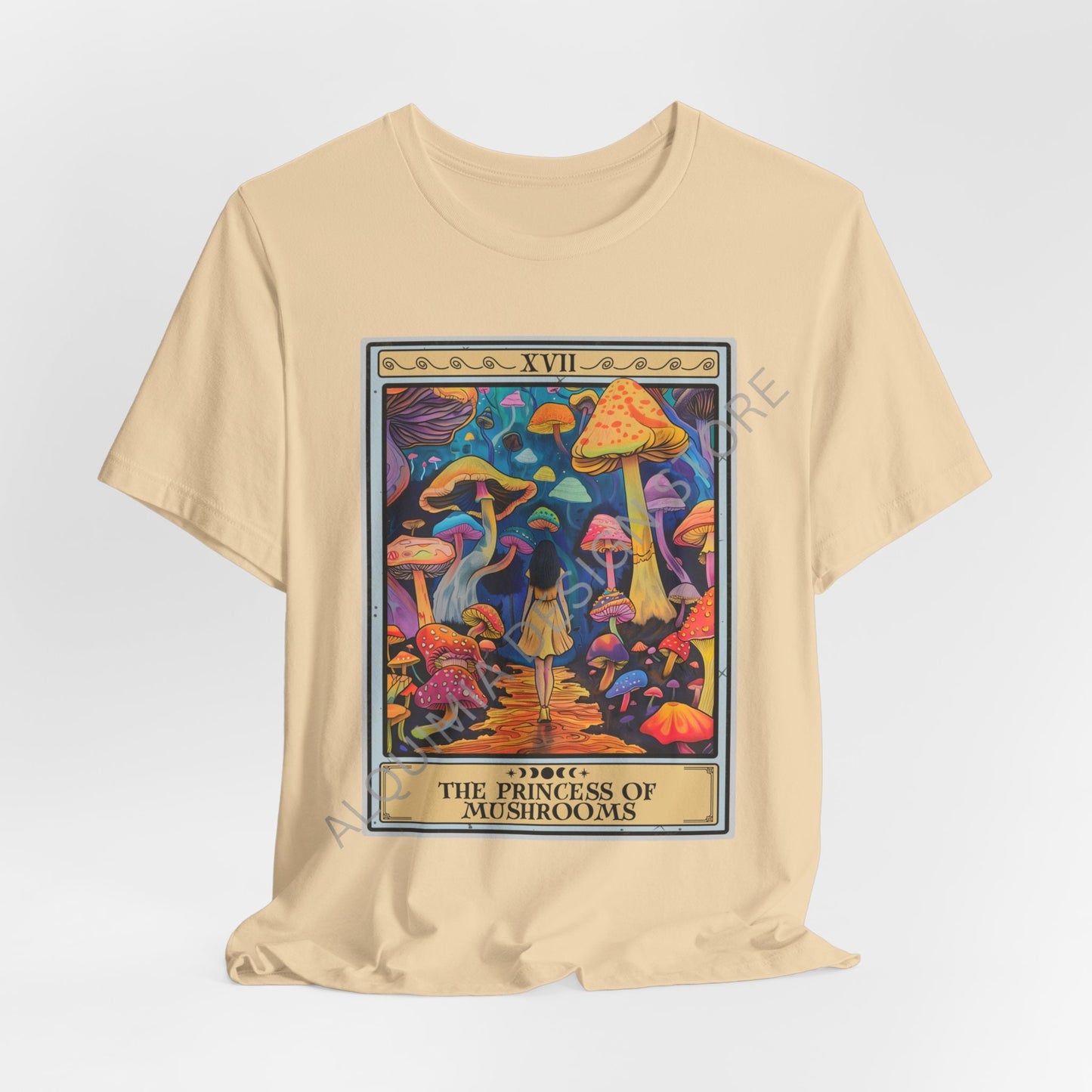 The Princess of Mushrooms Tarot Card Shirt, Mushroom Foraging