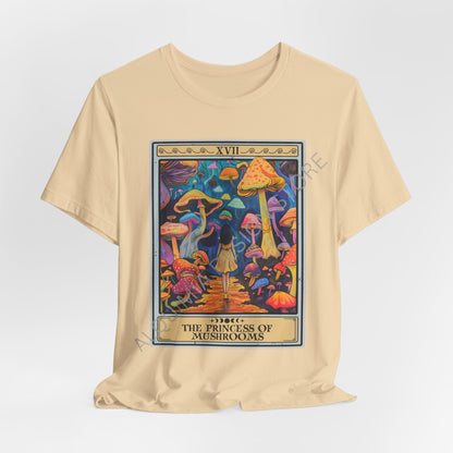 The Princess of Mushrooms Tarot Card Shirt, Mushroom Foraging