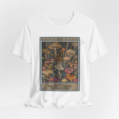 The Princess of Mushrooms Tarot Card Shirt, Mushroom