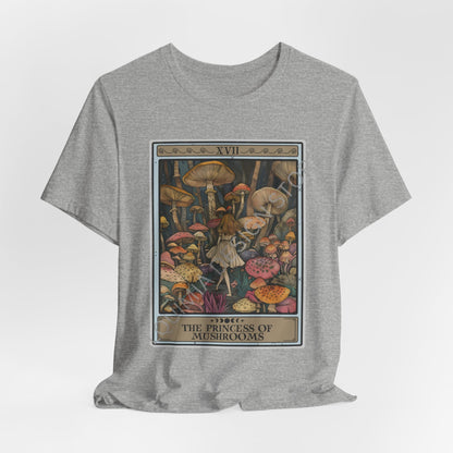 The Princess of Mushrooms Tarot Card Shirt, Mushroom