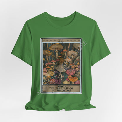 The Princess of Mushrooms Tarot Card Shirt, Mushroom