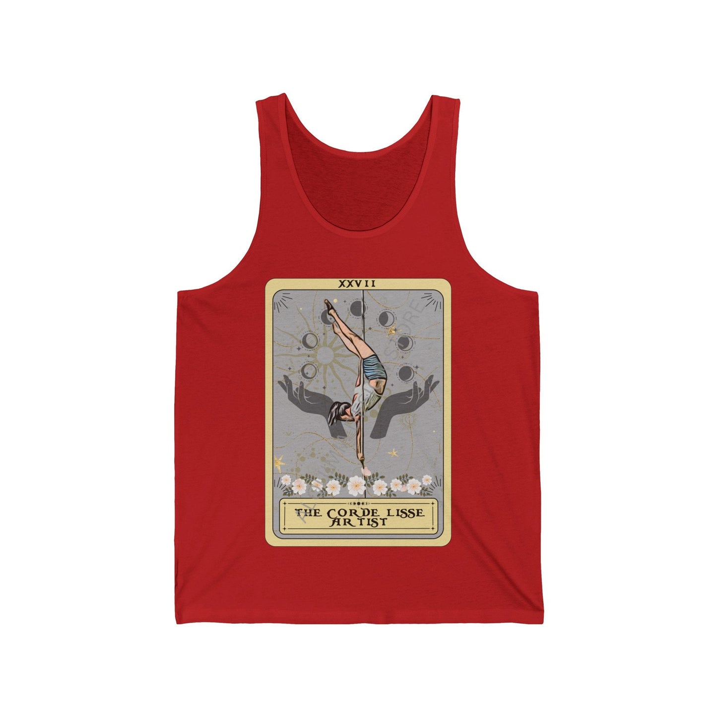 The Corde Lisse Artist Tarot Card Tank Top, Aerialist