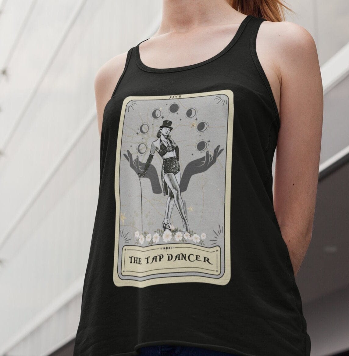 The Tap Dancer Tarot Card Tank Top, Tapdance