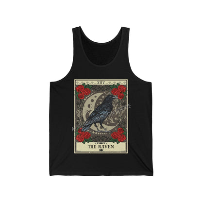 The Raven Tarot Card Tank Top