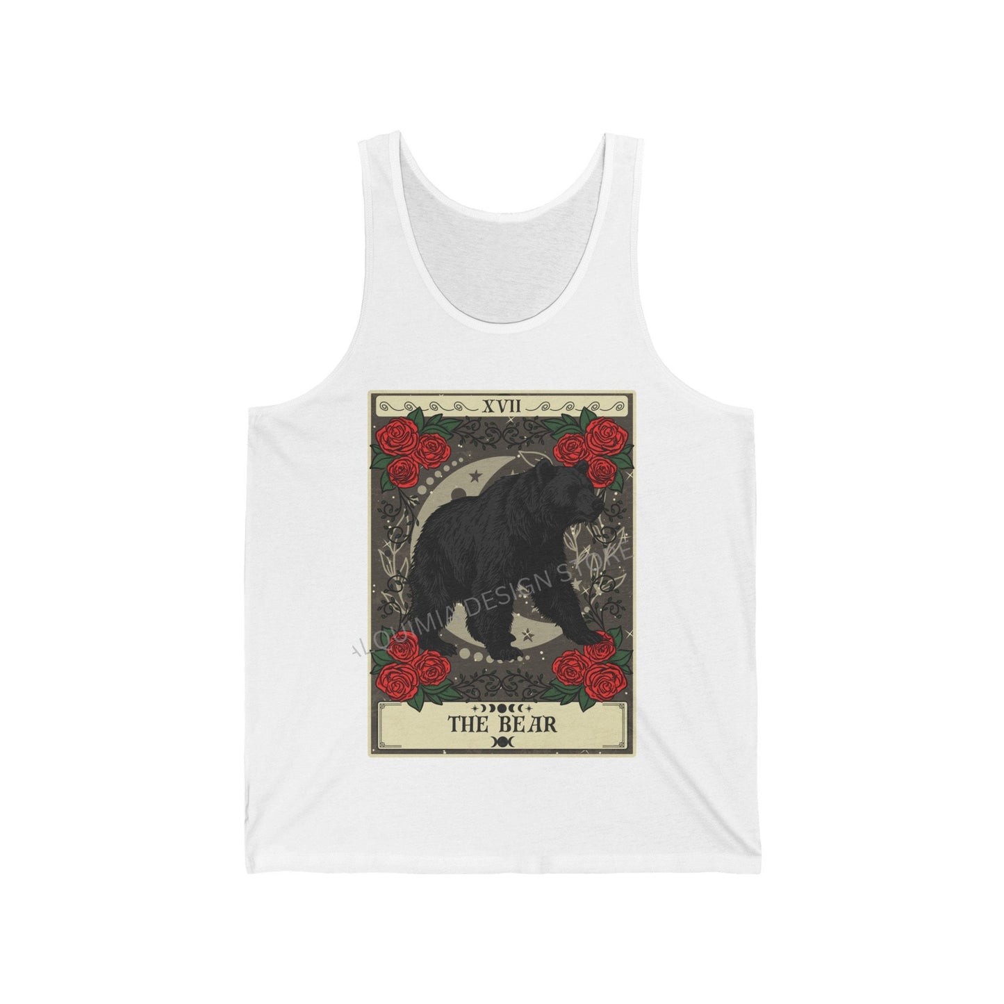 The Bear Tarot Card Tank Top, Wild Animal