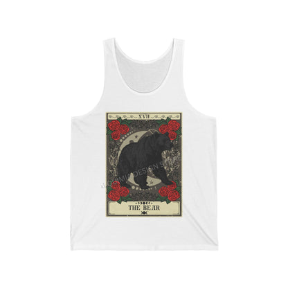 The Bear Tarot Card Tank Top, Wild Animal