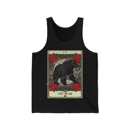 The Bear Tarot Card Tank Top, Wild Animal