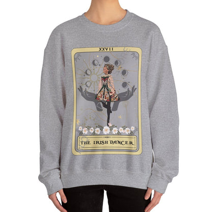 The Irish Dancer Tarot Card Sweatshirt, Irish Dance