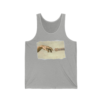 The Creation of Adam Cat Tank Top