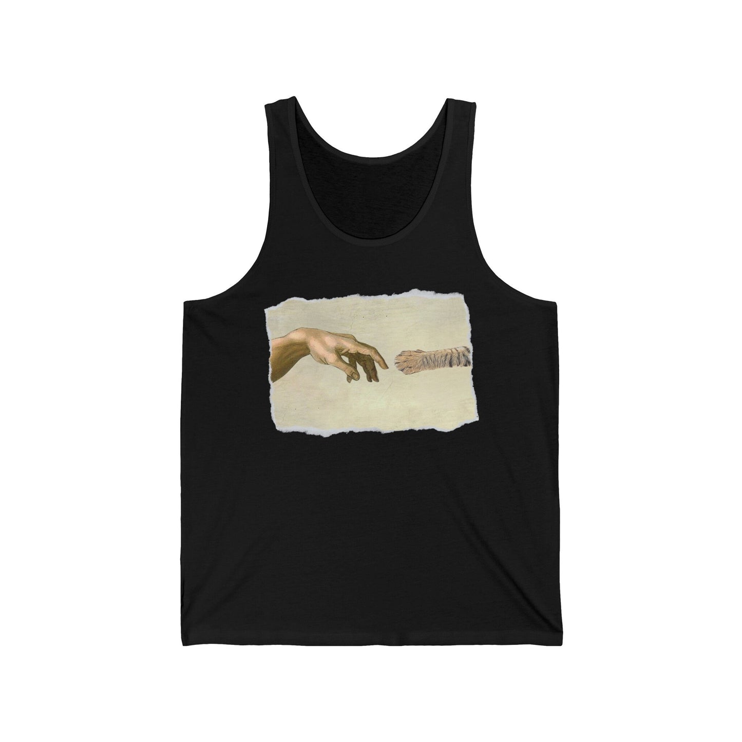 The Creation of Adam Cat Tank Top