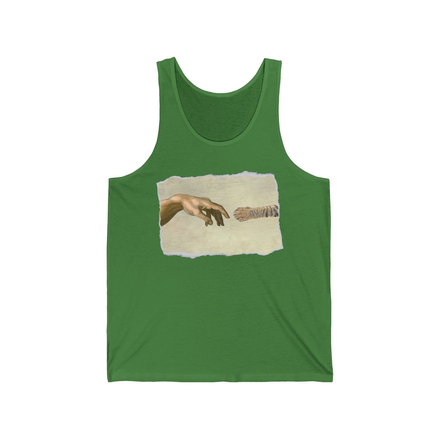 The Creation of Adam Cat Tank Top