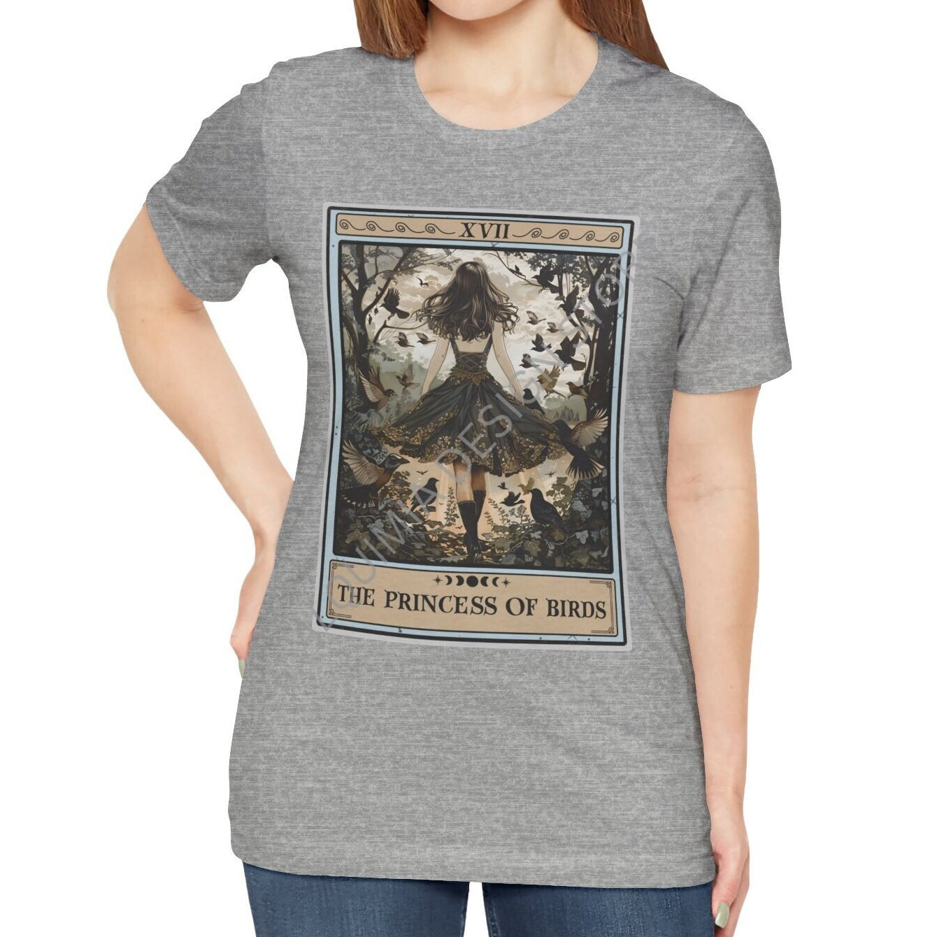 The Princess of Birds Tarot Card Shirt, Bird Lover