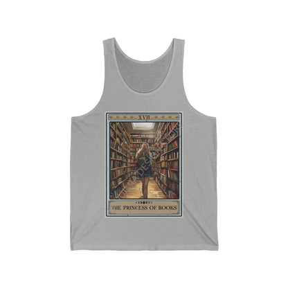 The Princess of Books Tarot Card Tank Top